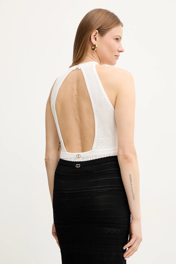 Ρούχα Κορμάκι Twinset 251TT3311 λευκό