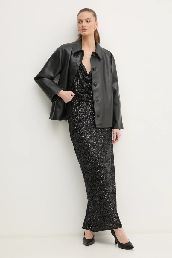 DIANE VON FURSTENBERG bluza DVFBS4S003 negru SS25