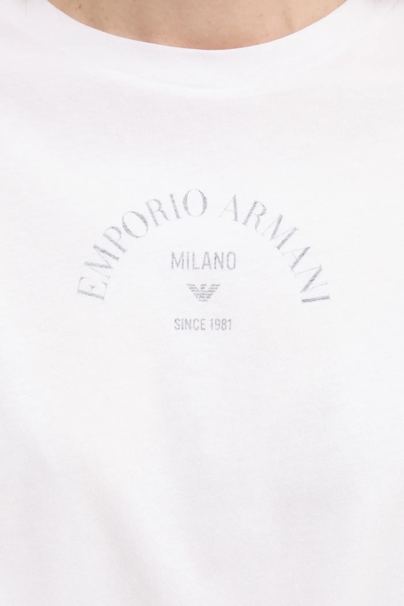 Emporio Armani t-shirt bawełniany EW000894.AF12567 biały