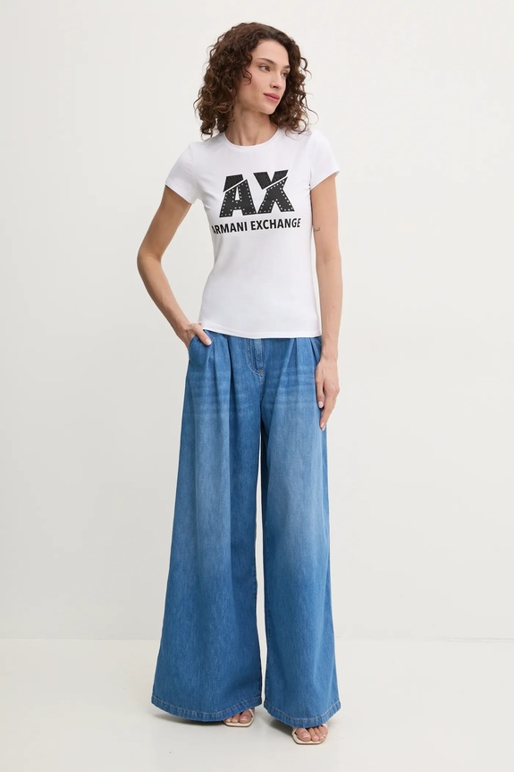Tričko Armani Exchange 8NYT86.Y8C7Z.NOS biela AA00