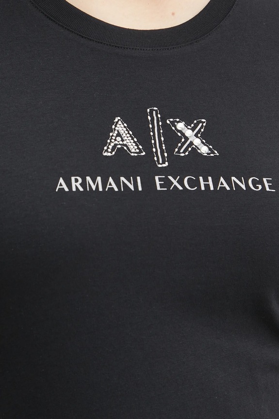 Bavlnené tričko Armani Exchange XW000386.AF10354 čierna