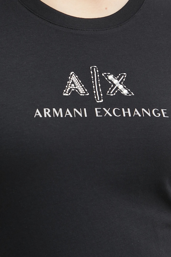 Bavlnené tričko Armani Exchange XW000386.AF10354 čierna