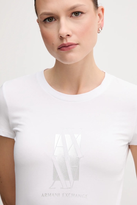 Odzież Armani Exchange t-shirt XW000511.AF11929 biały