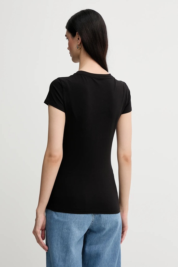 Kratka majica Armani Exchange XW000512.AF11929 črna SS25