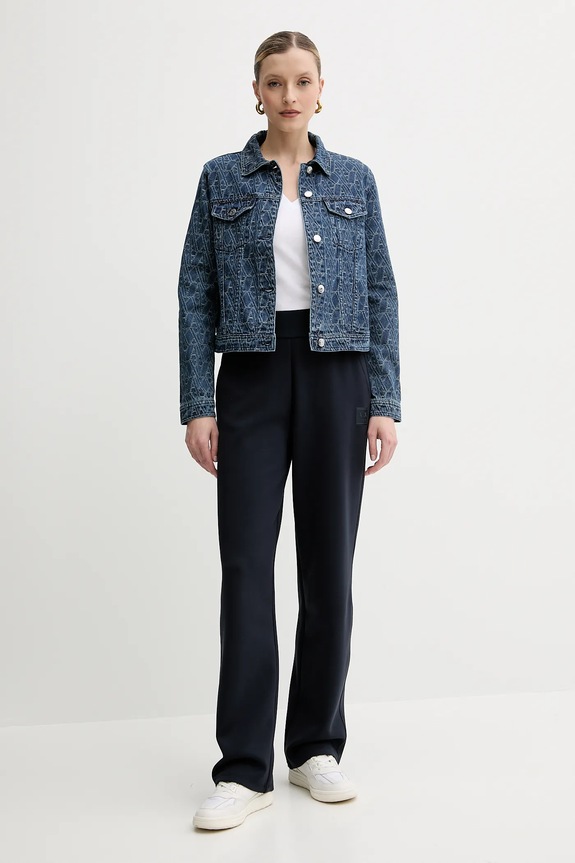 Bombažna kratka majica Armani Exchange XW000527.AF10356 bela SS25