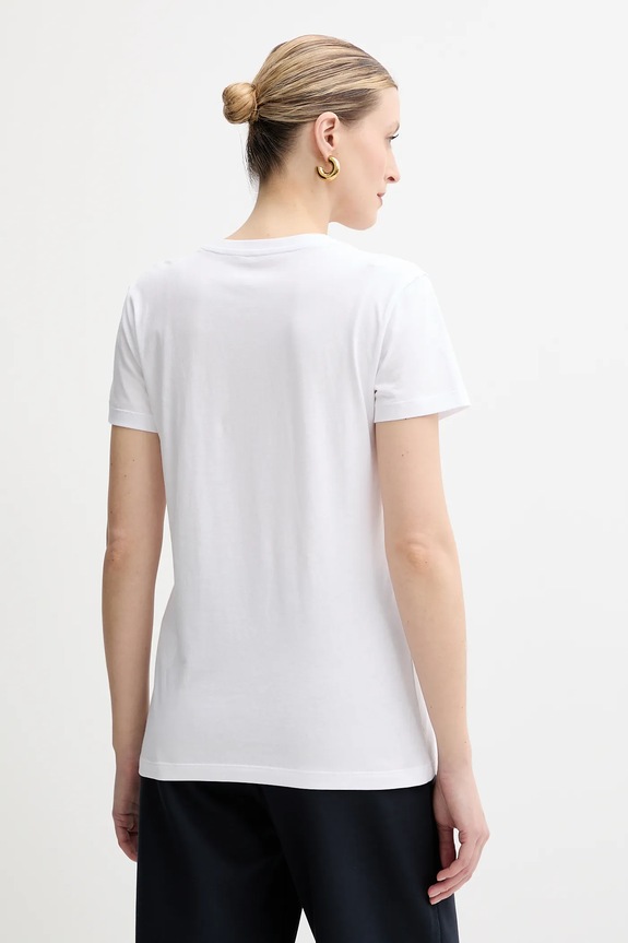 Oblačila Bombažna kratka majica Armani Exchange XW000527.AF10356 bela