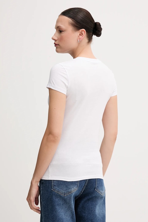 Armani Exchange t-shirt in cotone XW000529.AF10356 bianco SS25