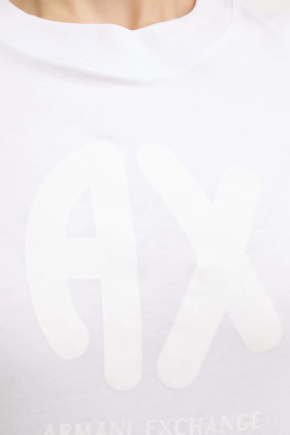 Armani Exchange pamut póló XW000548.AF10359 fehér