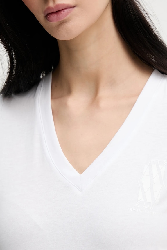 Armani Exchange t-shirt in cotone bianco XW000553.AF12064