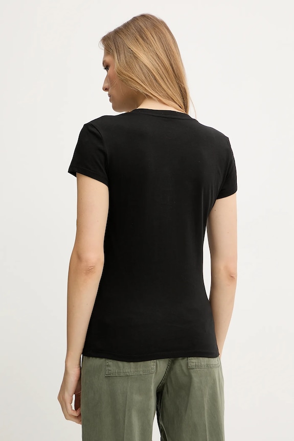 Ruházat Armani Exchange pamut póló XW000553.AF12064 fekete