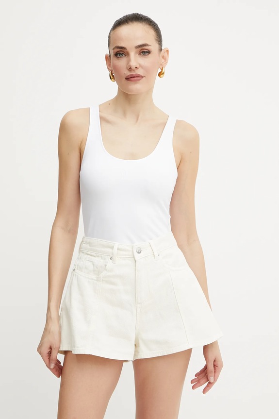 Armani Exchange top z elastanem biały XW000829.AF13729.NOS