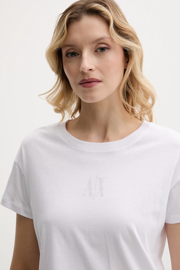 Armani Exchange pamut póló fehér XW000830.AF10356.NOS