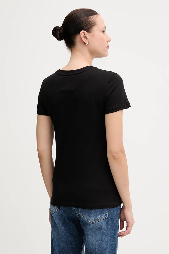Armani Exchange pamut póló XW000831.AF10356.NOS fekete AA00