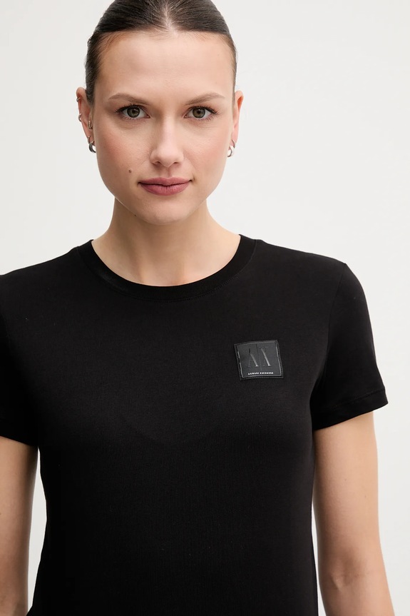 Ruházat Armani Exchange pamut póló XW000831.AF10356.NOS fekete