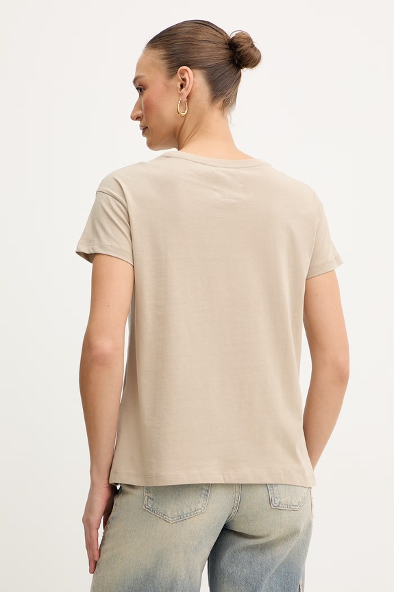 Îmbrăcăminte Armani Exchange tricou din bumbac XW000830.AF10356 bej