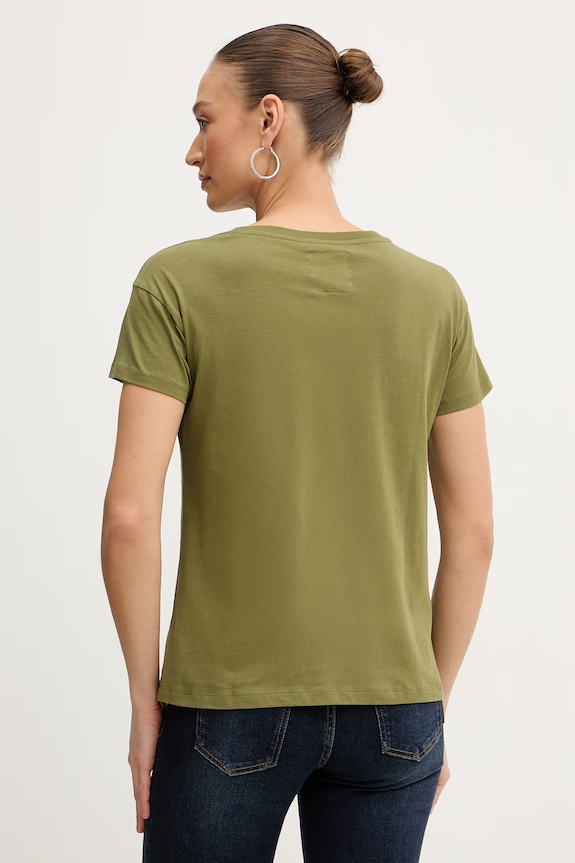Îmbrăcăminte Armani Exchange tricou din bumbac XW000830.AF10356 verde