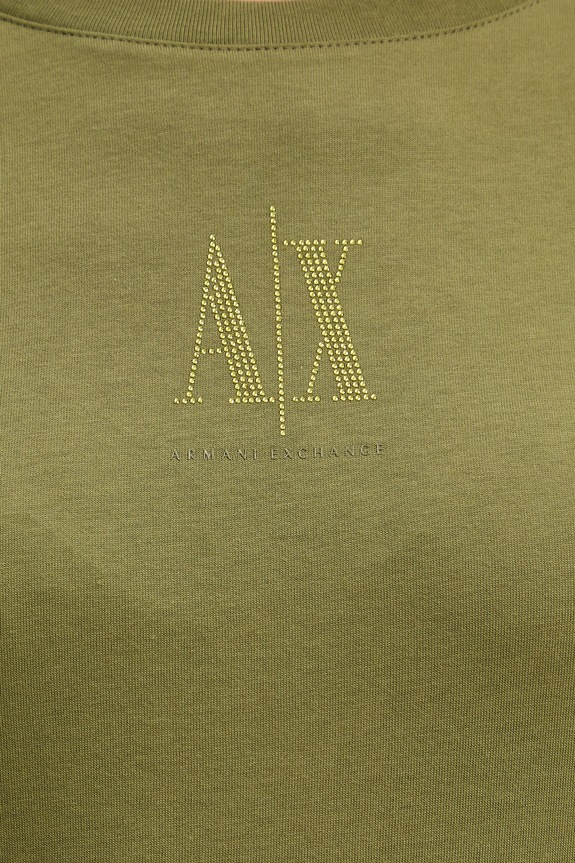 Armani Exchange tricou din bumbac XW000830.AF10356 verde