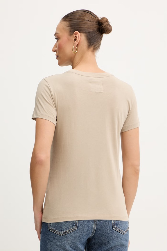 Îmbrăcăminte Armani Exchange tricou din bumbac XW000831.AF10356 bej