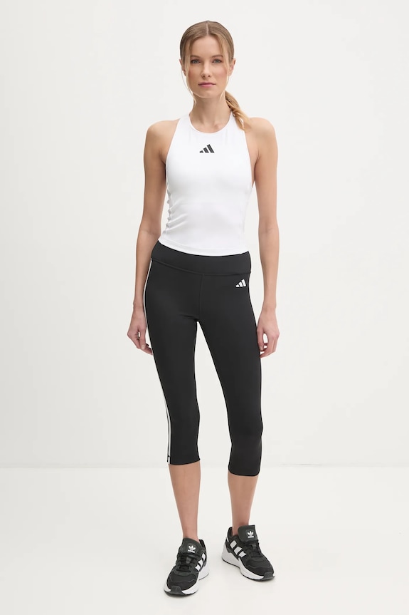 Tréninkový top adidas Performance 3 Stripes JG6183 béžová SS25