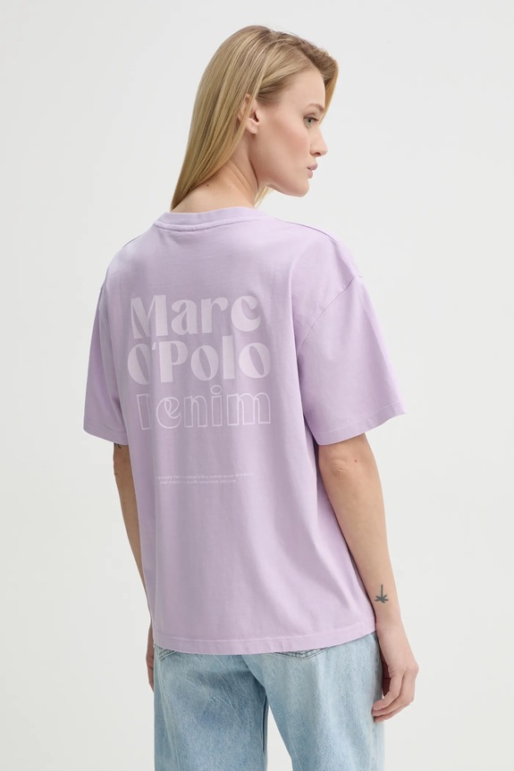 Îmbrăcăminte Marc O'Polo tricou din bumbac 5000005950 violet