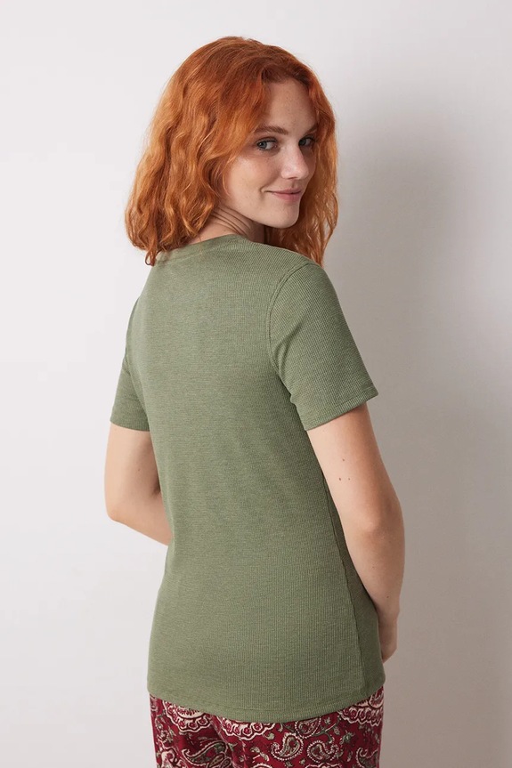 Abbigliamento women'secret maglietta da pigiama MIX AND MATCH LOVE ACTUALLY 3278432 verde