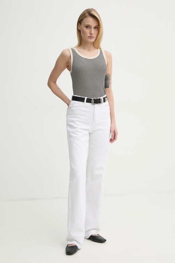 Marc O'Polo top 502208450067 bézs SS25
