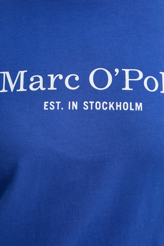 Marc O'Polo t-shirt bawełniany 502229351055 fioletowy