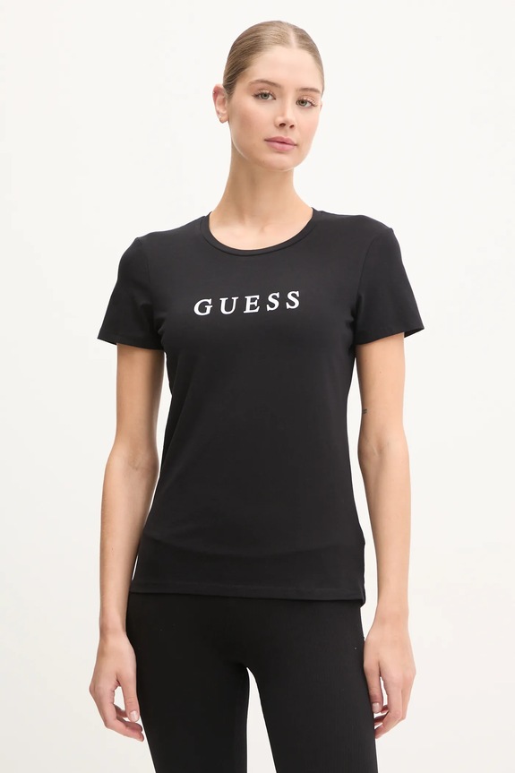 Guess t-shirt NEW CARRIE O5RI01.KBBU1 czarny AW25