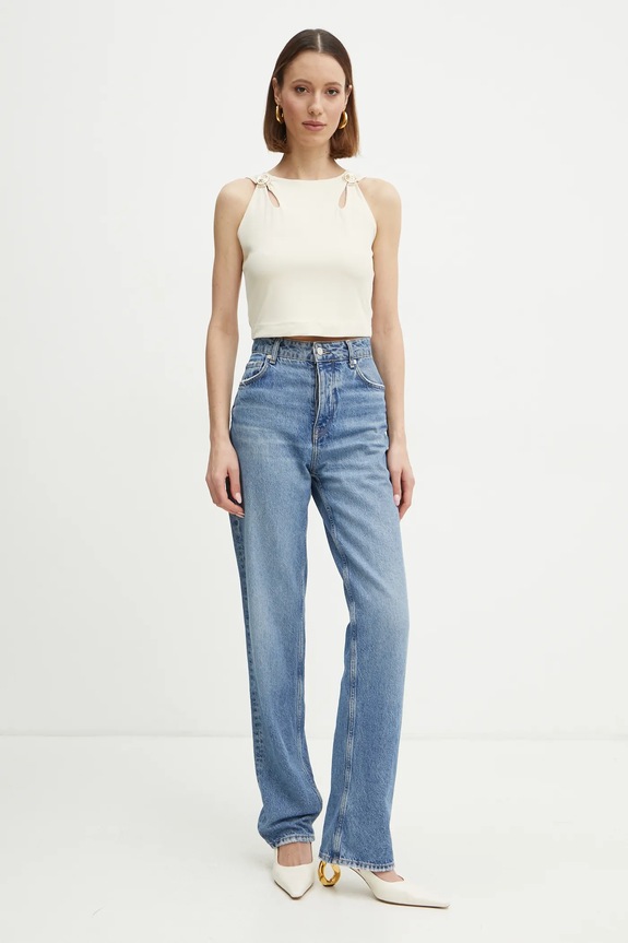 Blúzka Guess W5RP13.KAQL2 béžová SS25