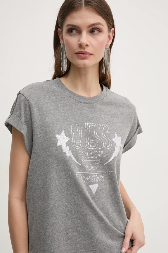 Oblečenie Tričko Guess W5RI06.I3Z14 sivá