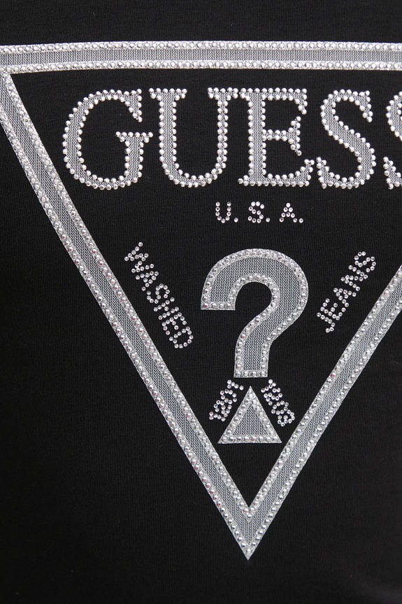 Tričko Guess čierna W5RI11.J1314