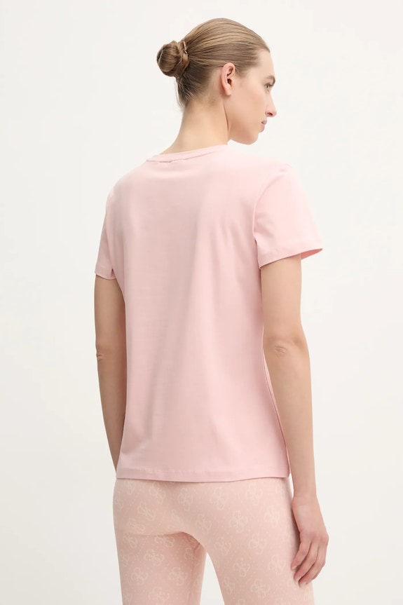 Odzież Guess t-shirt 4G V5RI05.J1314 różowy