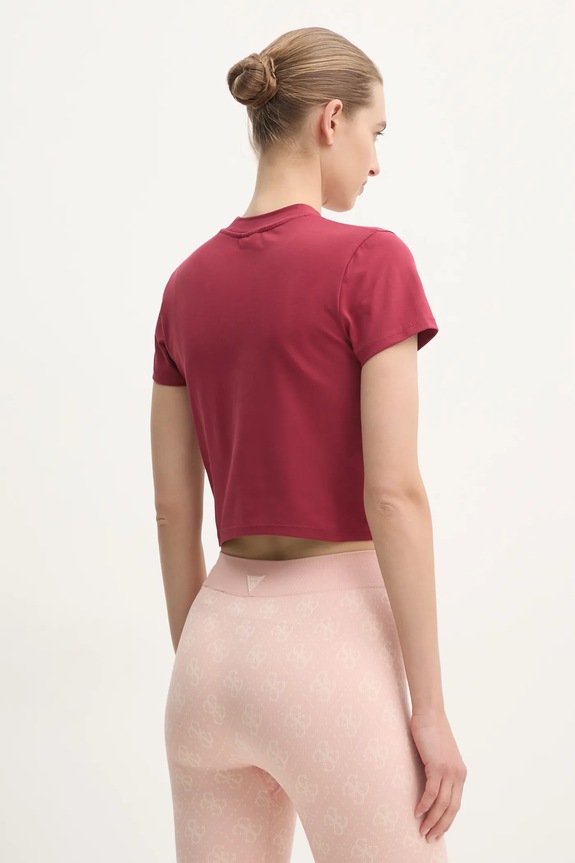 Ruházat Guess t-shirt COLETTE V4YI20.KCDH1 burgundia
