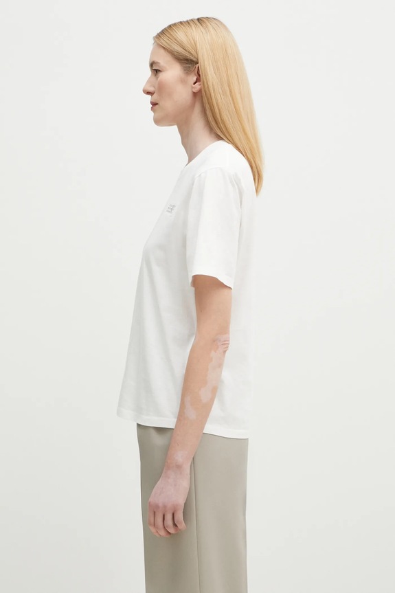 MM6 Maison Margiela cotton t-shirt S52GC0336 white SS25