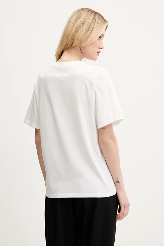 Îmbrăcăminte MM6 Maison Margiela tricou din bumbac S52GC0336 alb