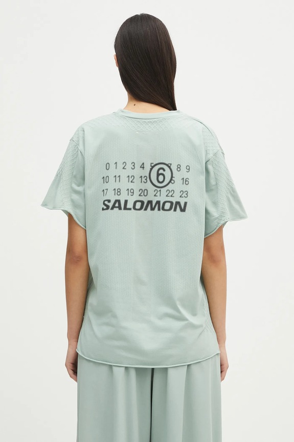 Одяг Футболка MM6 Maison Margiela x Salomon S52GC0345 бірюзовий