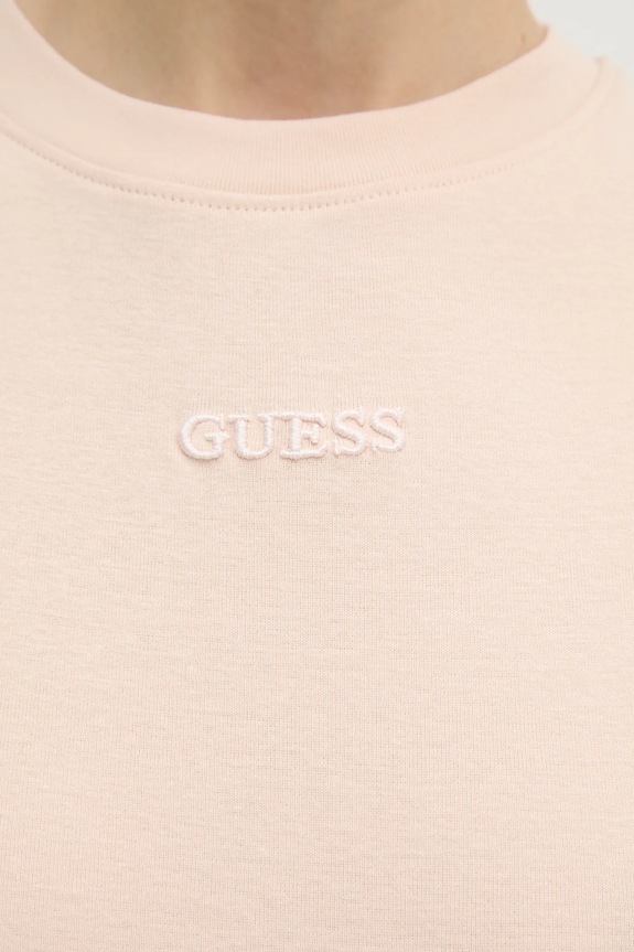Bavlněný top Guess GELSEY V5RP14.KCOI1 béžová