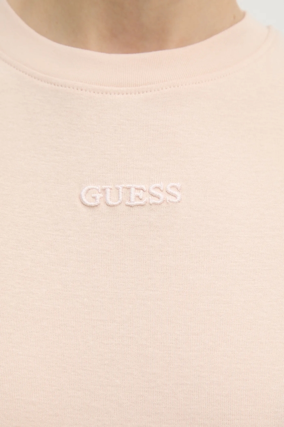 Bavlněný top Guess GELSEY V5RP14.KCOI1 béžová
