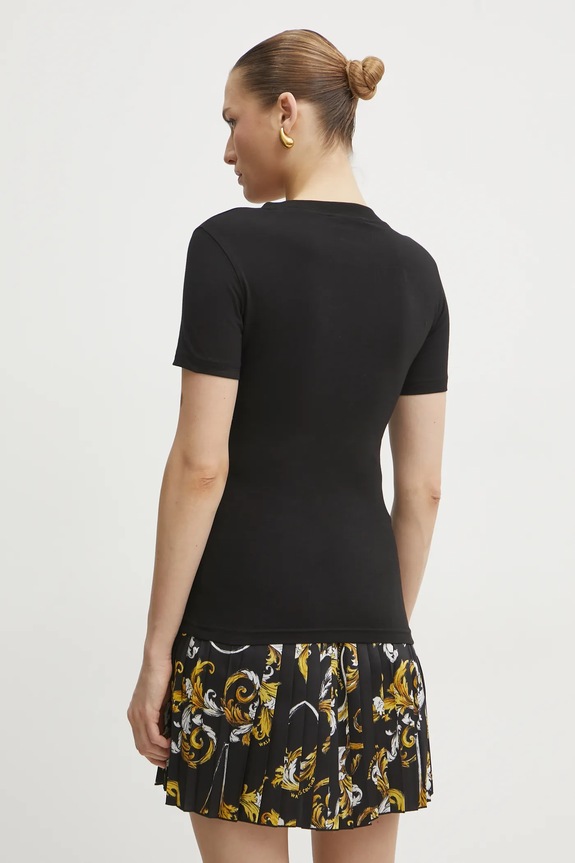 Odjeća Majica kratkih rukava Versace Jeans Couture 78HAHC01.CJ02C crna