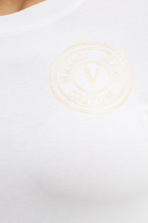 Versace Jeans Couture t-shirt 78HAHT00.CJ03T biały