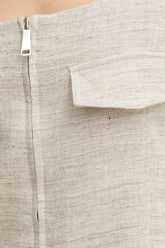 Lanena bluza Marella NICOLAS 2513161042 bež