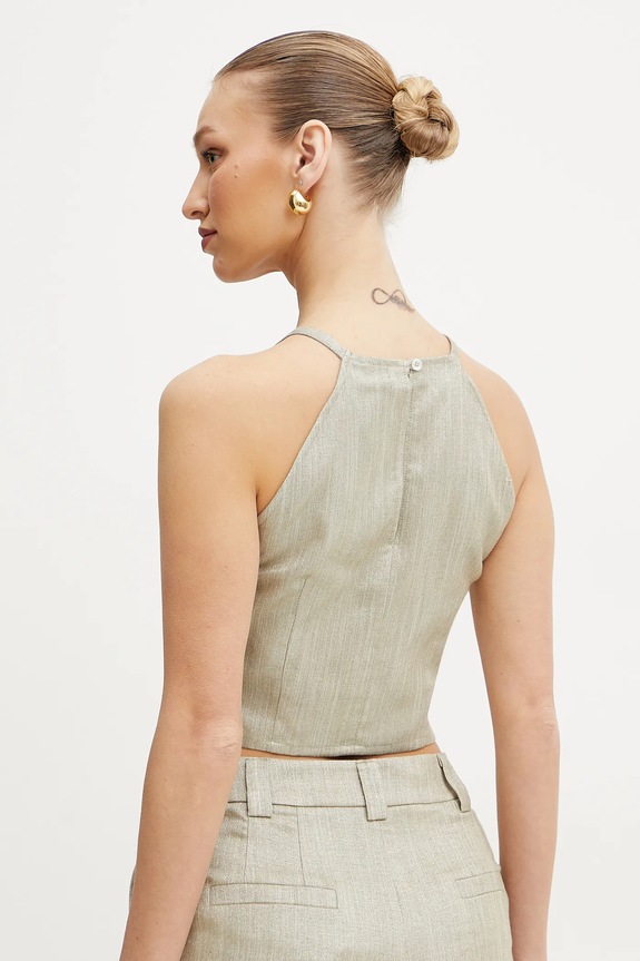 Odjeća Top s dodatkom lana Marella STILLA 2513161172 bež