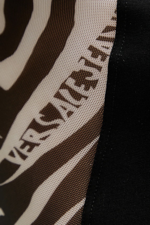 Μπλουζάκι Versace Jeans Couture 78HAH6A8.J0020 μαύρο