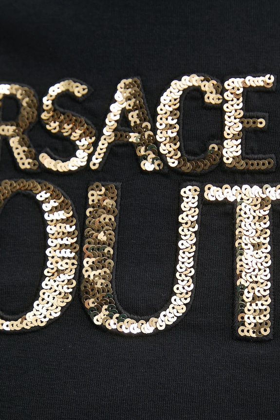 Majica kratkih rukava Versace Jeans Couture 78HAHE00.CJ02E crna
