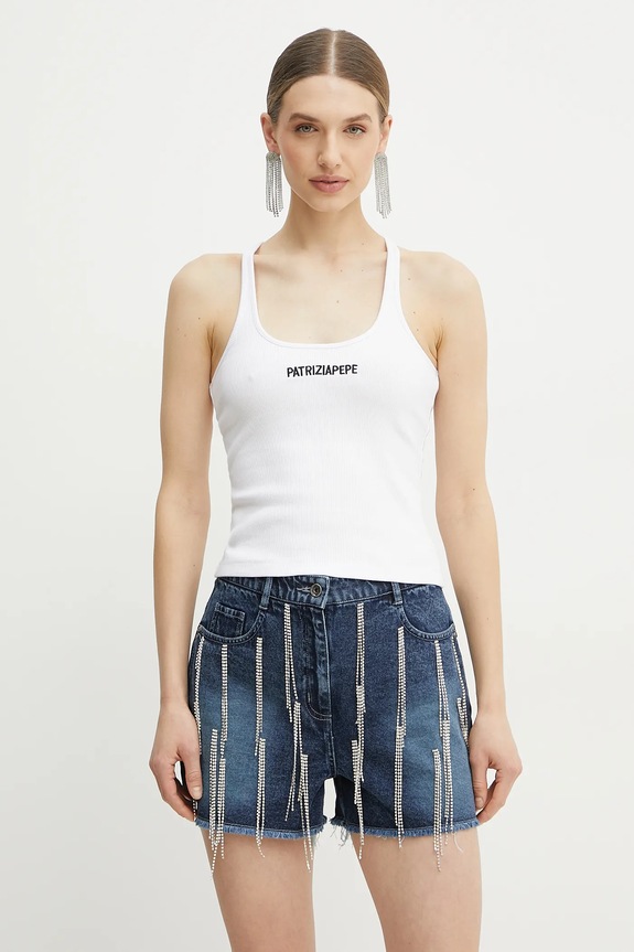 Top Patrizia Pepe 2C1613.A580 μαύρο SS25