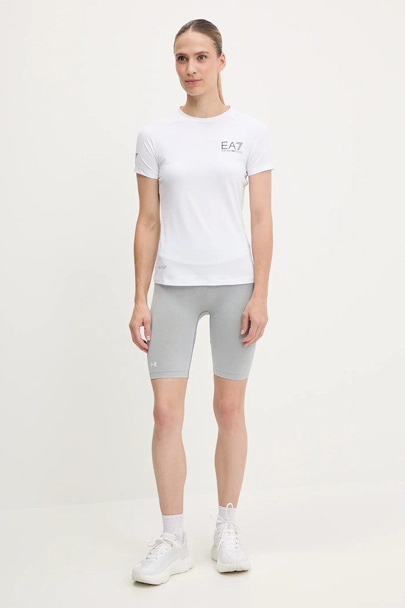 EA7 Emporio Armani t-shirt treningowy TJEMZ.8NTT70 biały AW25