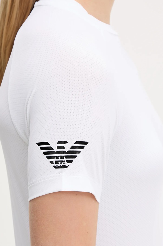 EA7 Emporio Armani t-shirt treningowy TJEMZ.8NTT70 biały