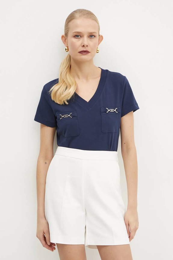 Marciano by Guess t-shirt PATTY granatowy 5RGI03.6008A
