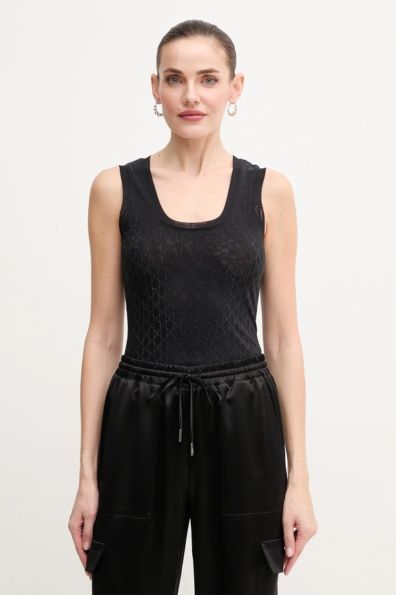 Marciano by Guess top ARIA aplikacja czarny 5RGP21.6311A