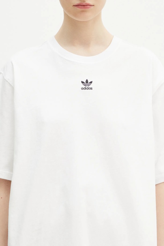 Bavlnené tričko adidas Originals Essential biela JC8967